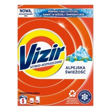 Vizir Alpine Fresh Advanced Laundry Detergent Powder - 275g