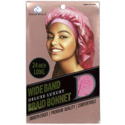 Dream World Women's XL Wide Band Braid Bonnet - Pink