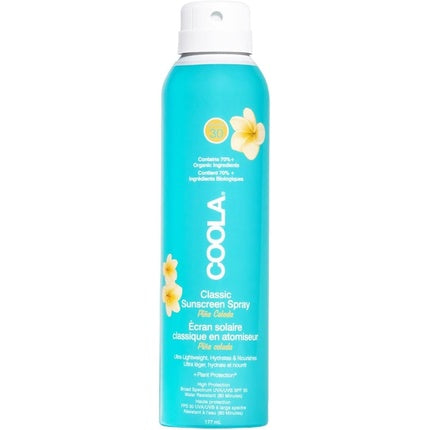 Coola Classic Body Sun Cream Spray Broad Spectrum UVA/UVB Protection Sunscreen