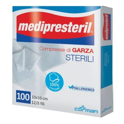 Sterile Mullkompressen 10x10cm Medipresteril Corman