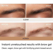 bareMinerals Strength and Length Serum-Infused Brow Gel Clear for Women 0.16 oz