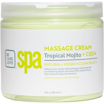 BCL SPA Tropical Mojito Massage Cream 473ml