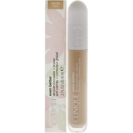 Clinique Even Better All-Over Concealer Plus Eraser CN 28 Ivory for Women 0.2oz