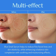 IT'S SKIN Blue Snail Serum Day and Night Serum for Face with Snail Mucin Essence and Centella Asiatica Hydrating Face Serum for Radiant Skin Korean Skin Care Serum 1.35 fl oz