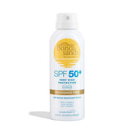 Bondi Sands Spf 50 Fragrance Free Sunscreen Spray 160 G
