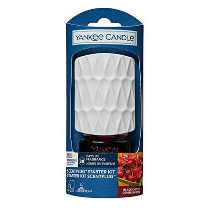 Yankee Candle Scentplug Starter Kit Black Cherry 185 Ml Electric Diffuser For Fragrant Electrical Outlet