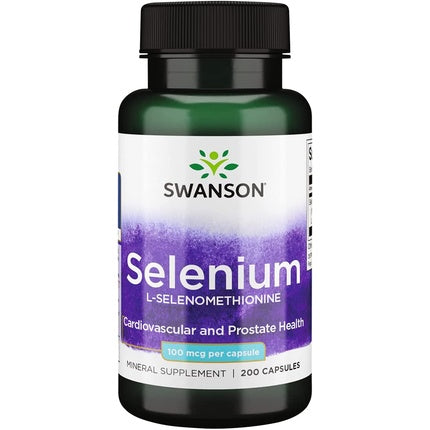 Swanson Selenium L-Selenomethionine 100mcg 200 Capsules