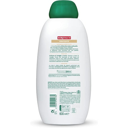 Borotalco Bath Foam with Vanilla and Oat 20.28fl.oz 600ml