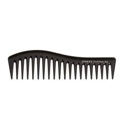 Janeke Hair Comb Black 57805 - Perfect For Detangling Hair