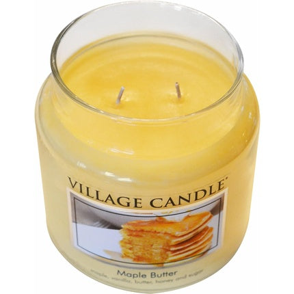 Village Candle Maple Butter Glass Jar Scented Candle 11 oz
