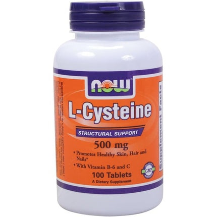 Now Foods L-Cysteine 500mg 100 Tablets