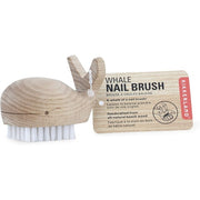 Kikkerland Wooden Whale Nail Brush