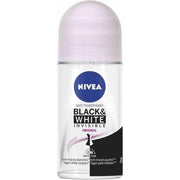 Nivea Deodorant Roller Invisible For Black & White Clear 50ml