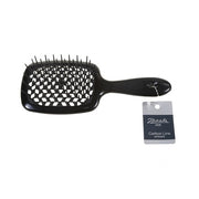 Janeke Linia Carbon Superbrush Carbon Hair Detangling Brush Black