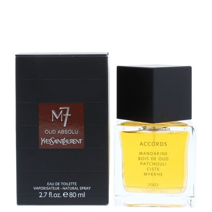 Yves Saint Laurent M7 Oud Absolu Eau De Toilette 80ml For Men