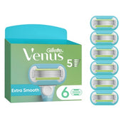 Venus Gillette Venus Extra Smooth Razor Blades - Green/White - 6 Pieces