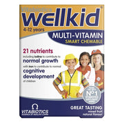 Vitabiotics Wellkid Multi-Vitamin Dietary Supplement Supporting Children's Health - 30 Tablets