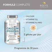 Biocyte Liposomal Calcium Food Supplement for Bone Structure