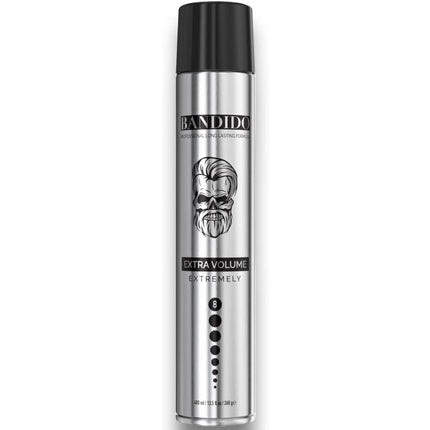 Bandido Hair Styling Spray Extra Volume Excellent Strong Hold 400ml - Level 8 Extremely Silver