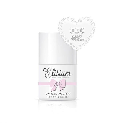 Elisiumuv Gel Polish Hybrid Nail Polish 020 Snow White - 8ml