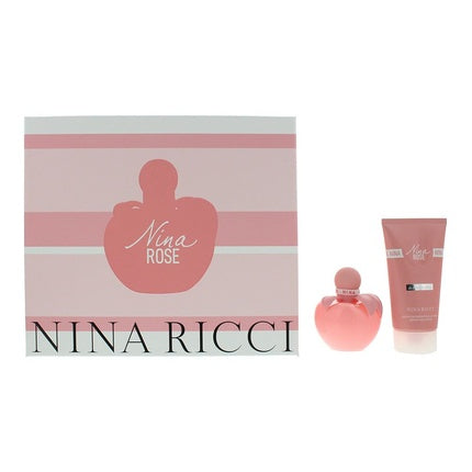 Nina Ricci Nina Rose 2 Piece Gift Set Eau De Toilette 50ml And Body Lotion 75ml