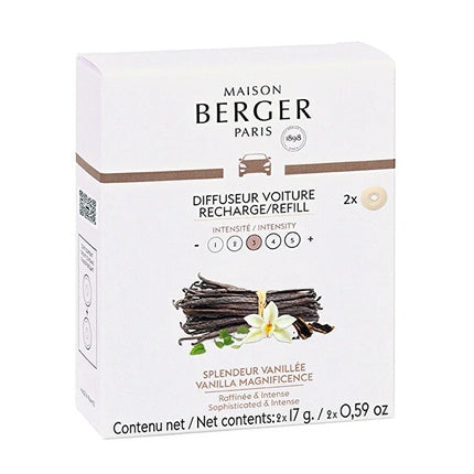 Maison Berger Paris Vanilla Magnificence Car Diffuser Refill - 2 Pieces