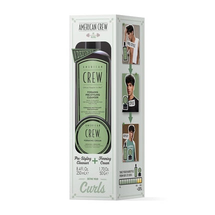 American Crew Forming Duo Set with Pre-Styling Cleanser 250ml