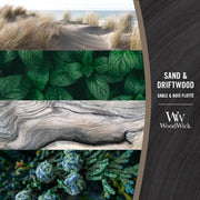 Woodwick Medium Hourglass Scented Candle Sand & Driftwood with Crackling