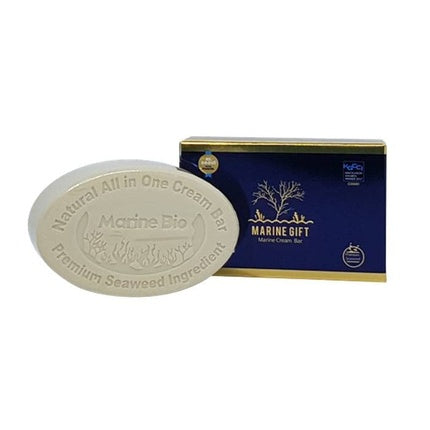 Marine Gift Seaweed Spirullina All Natural Deodorant Bar Soap Antibacterial Acne Eczema Dandruff Skin Face Body Odor Wash Cleanse Cream Soap