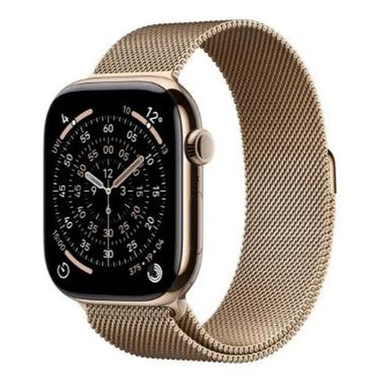 Apple Watch Series 11 Titanium Gold Cellular 46mm With Milanese Loop Gold Ml