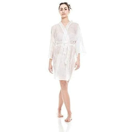 Disposable Kimono White Beautician Hairdresser in TNT