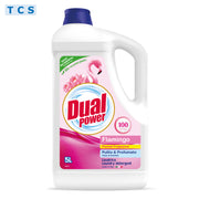 DUAL POWER Flamingo Washing Machine, Liquid Detergent Floral Scent 100 Washes 5L