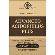 Solgar Advanced Acidophilus Plus Vegetable Capsules Supports Digestion Maintain Healthy Bacteria Levels Vegan and Gluten Free 60 count