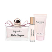 Ferragamo Salvatore Ferragamo Signorina Gift Set - 100ml Eau De Parfum + 15ml Eau De Parfum + Body Lotion
