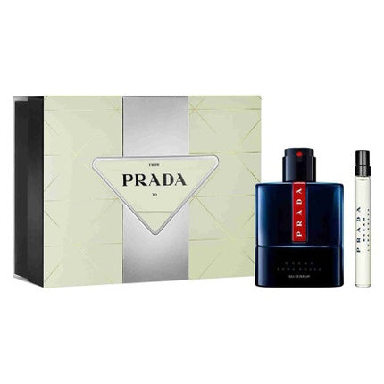 Prada Luna Rossa Ocean Eau De Parfum 100 Ml Eau De Parfum 10 Ml Gift Set