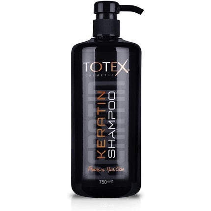 Totex Hair Keratin Shampoo Premium Hair Care 750ml Hydrating and Nourishing Deep Moisturising Quick Repair of Damaged Hair For All Hair Types