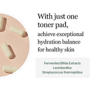 Mixsoon Bifida Toner Pad with Moisture Barrier and Bifida Ferment Lysate