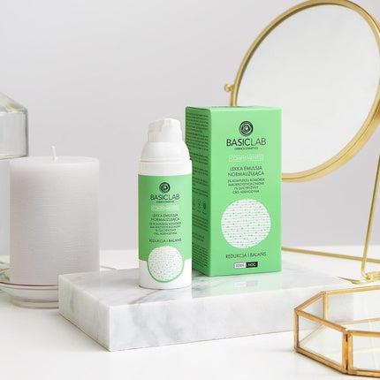 BasicLab Dermocosmetics Light Normalizing Emulsion for Oily Skin and Combination Skin 50ml