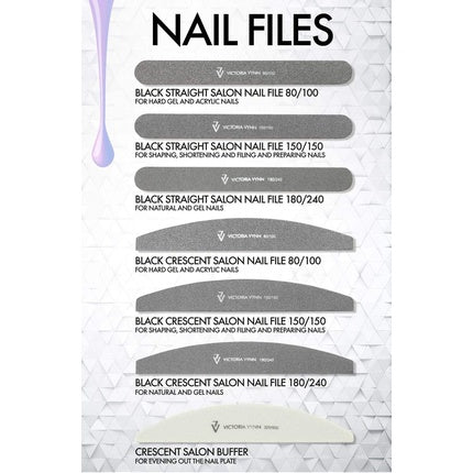 Victoria Vynn Crescent Nail File 150/150