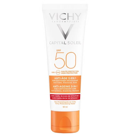 Vichy Capital Soleil Anti-Aging Face Cream 3-In-1 Spf 50 50ml