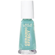 Layla Cosmetics 1243R23-024 Ceramic Effect Nail Polish Jade it All 10ml