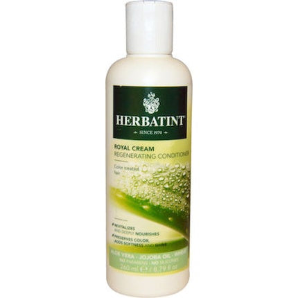 Herbatint Royal Cream Regenerating Conditioner With Aloe Vera, Jojoba Oil, And Wheat - 260ml