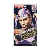 Red By Kiss Power Wave Military Satin Durag - Purple