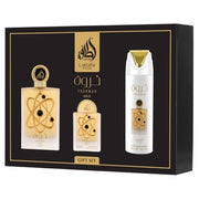 Lattafa Pride Tharwah Gold Eau De Parfum 100 Ml Eau De Parfum 20 Ml Deodorant 200 Ml