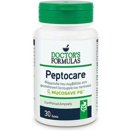 Doctor's Formulas Peptocare - 30 Capsules For Digestive Health