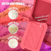 NYX PROFESSIONAL MAKEUP Buttermelt Powder Blush Fade and Transfer-Resistant Blush Vegan Formula U Know Butta 04 0.17 Ounce