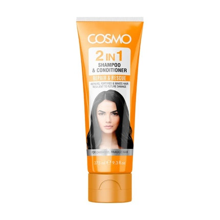Cosmo Cosmetics Repair & Rescue 2 In 1 Shampoo & Conditioner 275ml