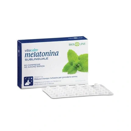 Bios Line Biosline Vitacalm All Night With Melatonin Sleep Supplement 60 Tablets Fast Release
