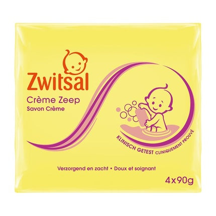 Zwitsal Baby Cream Soap 4 Pieces