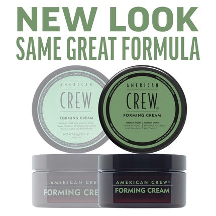 American Crew Men's Hair Forming Cream Medium Hold Medium Shine 3oz